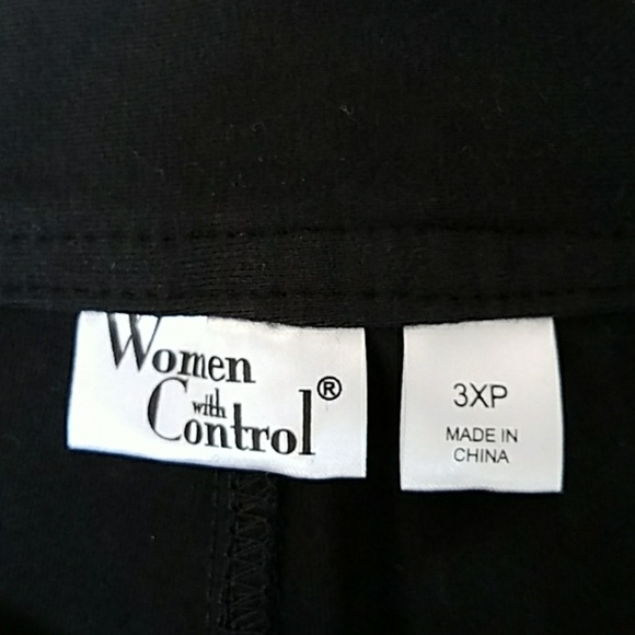 New Black Pants size 3XP Women with control brand. - Picture 5 of 8